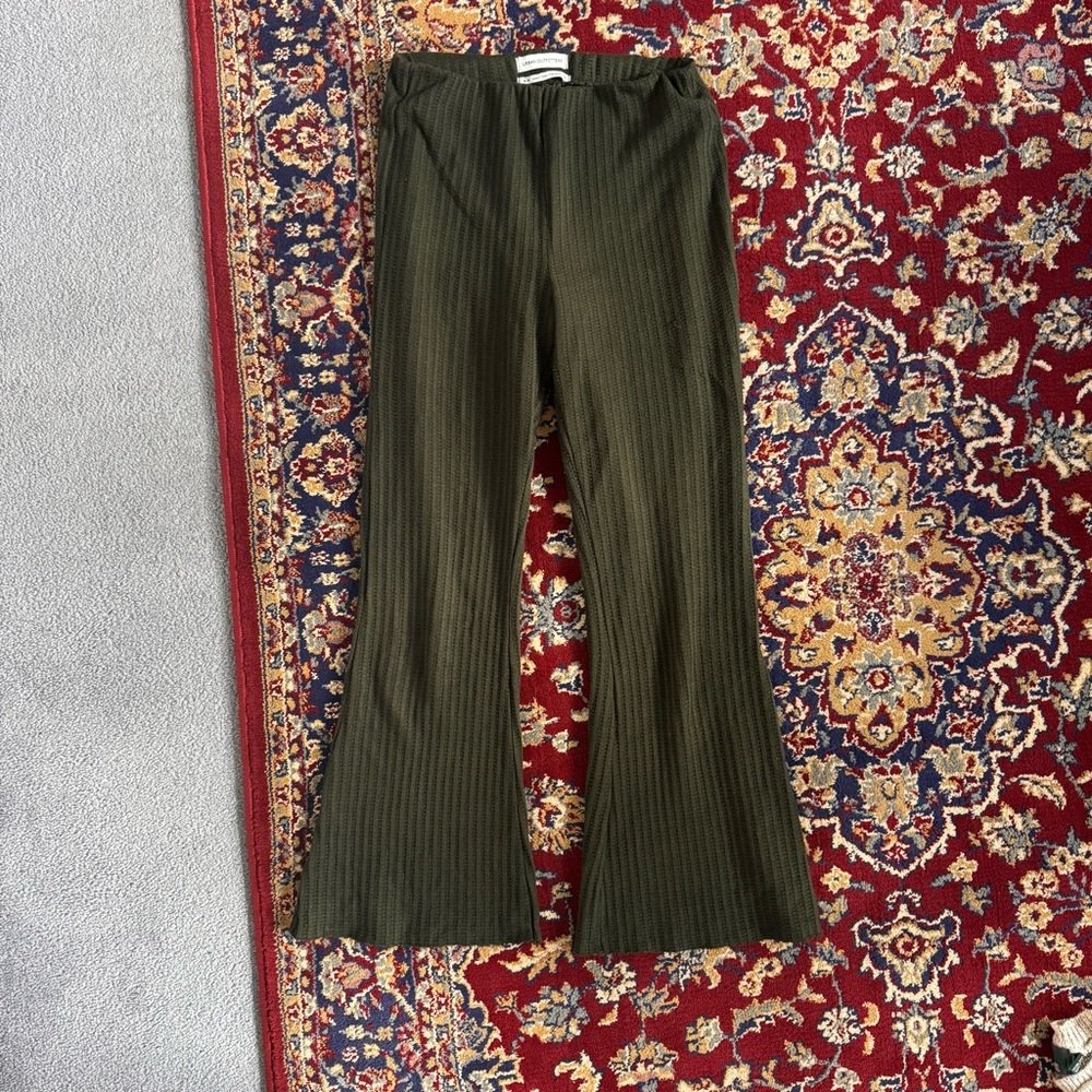 Urban Outfitters Olive Green Flare Pants